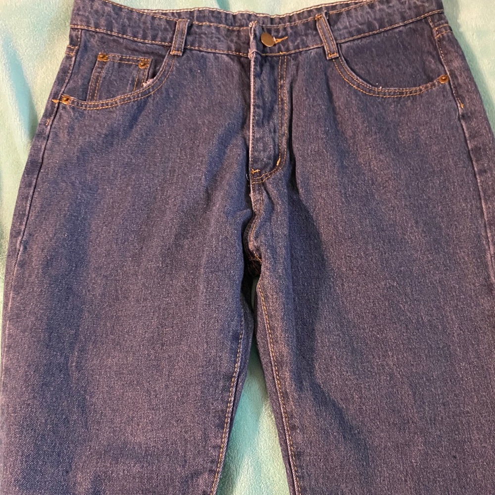 SHEIN mom jeans medium wash size L